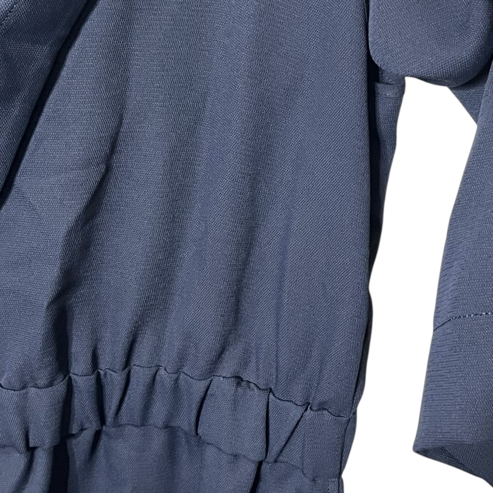 COS Navy Layered Midi Dress Size 4 Minimalist Modern Workwear - Picture 8 of 11